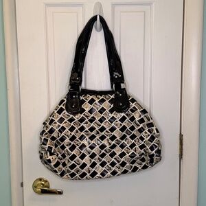 Pleather Snakeskin Purse